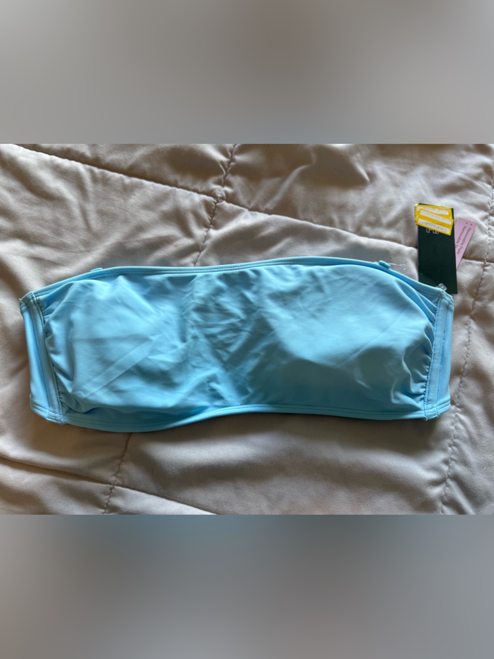 Wild fable strapless swim top